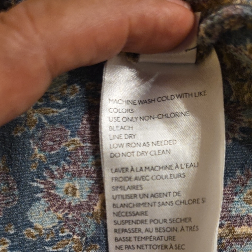 Free People Green and Purple Floral Mini Dress - Picture 12 of 13